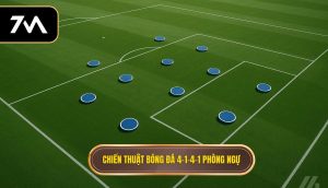 Chiến thuật bóng đá 4-1-4-1 phòng ngự