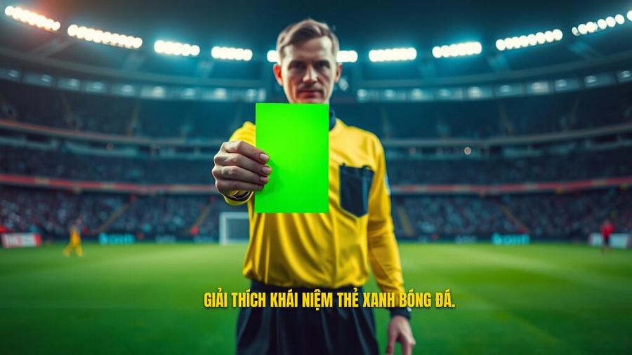 Khái niệm cơ bản: Thẻ xanh trong bóng đá là gì?