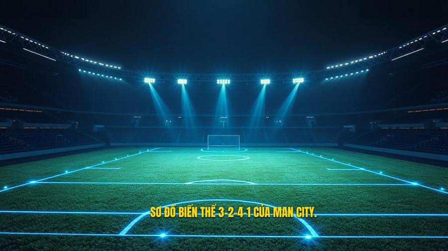 Phân tích biến thể 3-2-4-1: Đỉnh cao mới tại Man City