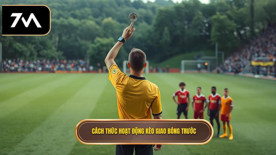 Cách thức hoạt động của kèo giao bóng trước tại các nhà cái